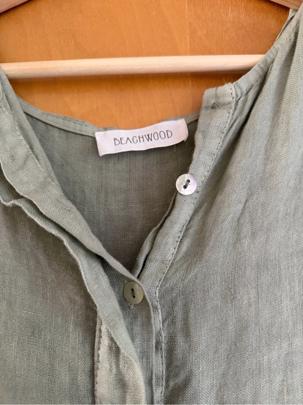 Beachwood Baby Mara 100% Linen Dress - Picture 4 of 5